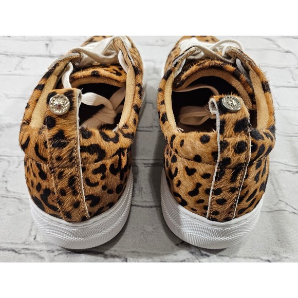 Jack Rogers Paige Platform Sneaker Leopard Real Calf Hair WOMENS SIZE 8 - Picture 11 of 11